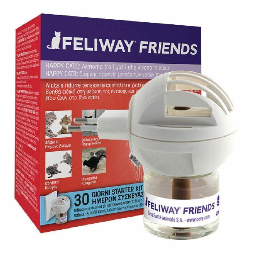 Feliway Friends Diffusore con Ricarica per Gatti, 48ml