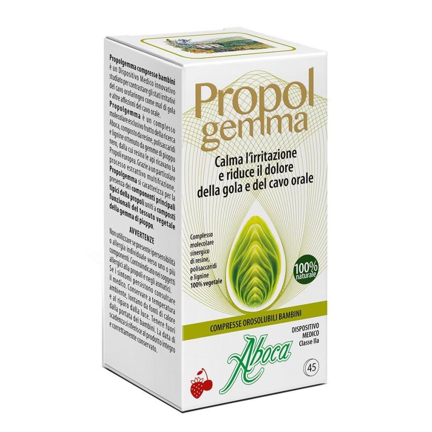 Aboca Propolgemma Compresse Orosolubili per Bambini - 45 pezzi