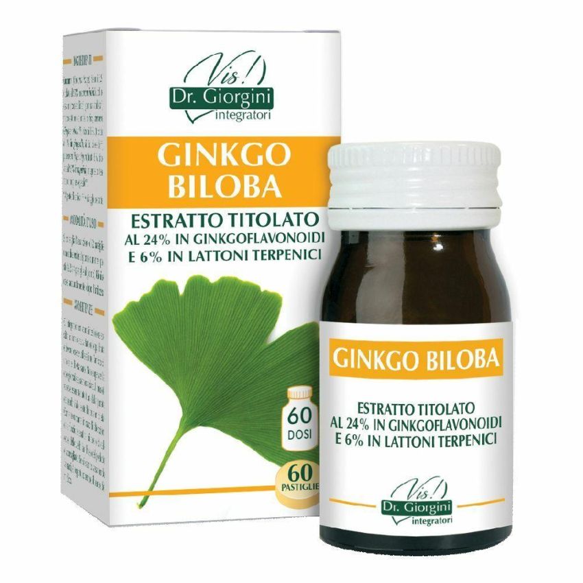 Pastiglie di Estratto Titolato di Ginkgo Biloba - 60 Compresse