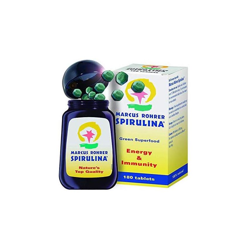 Marcus Rohrer Spirulina Alga Nutrizionale, 180 Compresse