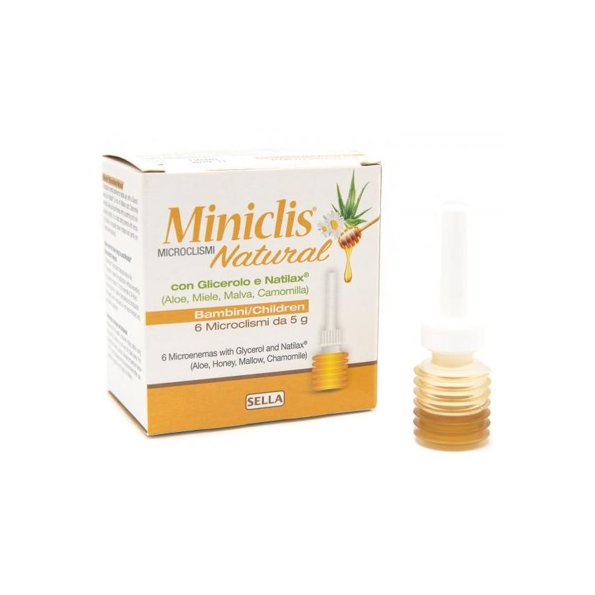 Miniclis Natural per Bambini, Confezione da 6 Pezzi