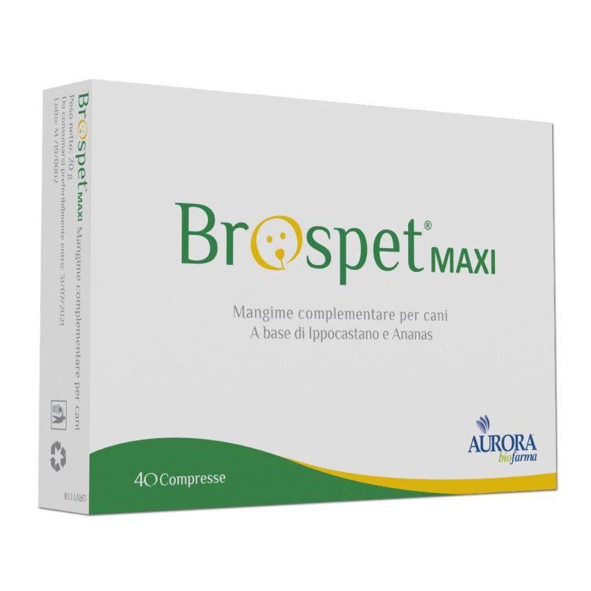 Brospet Maxi - Pillole da 40 Compresse per Animali