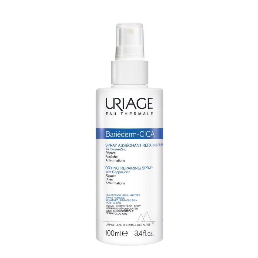 Uriage Bariederm Cica-Spray per la Cura della Pelle, 100ml