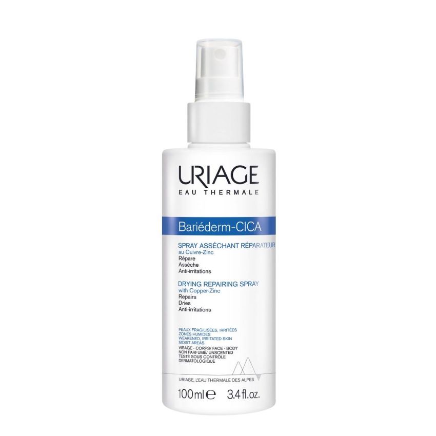 Uriage Bariederm Cica-Spray per la Cura della Pelle, 100ml