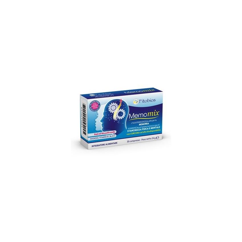 Fitobios Memomix: Integratore Naturale da 30 Compresse per la Memoria