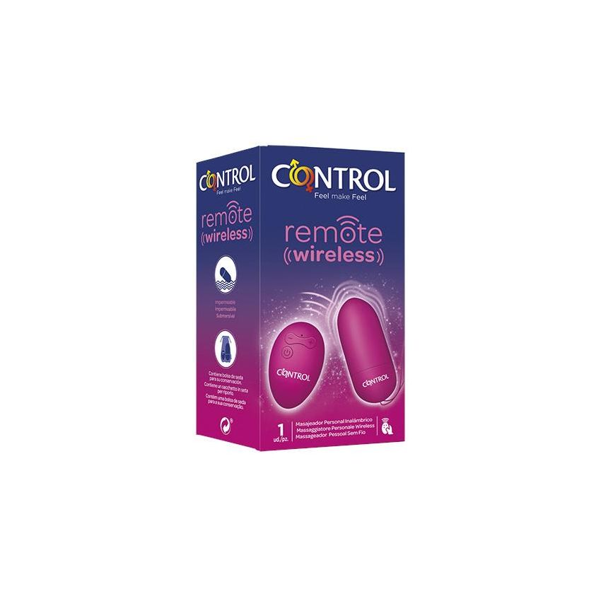 Massaggiatore Wireless con Controllo Remoto, 1 Pezzo