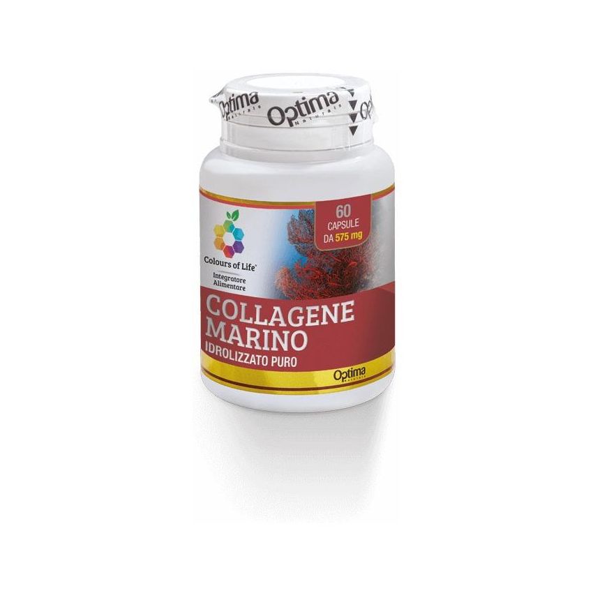 Colours Of Life - Puro Collagene Marino Idrolizzato, 60 Capsule da 75mg