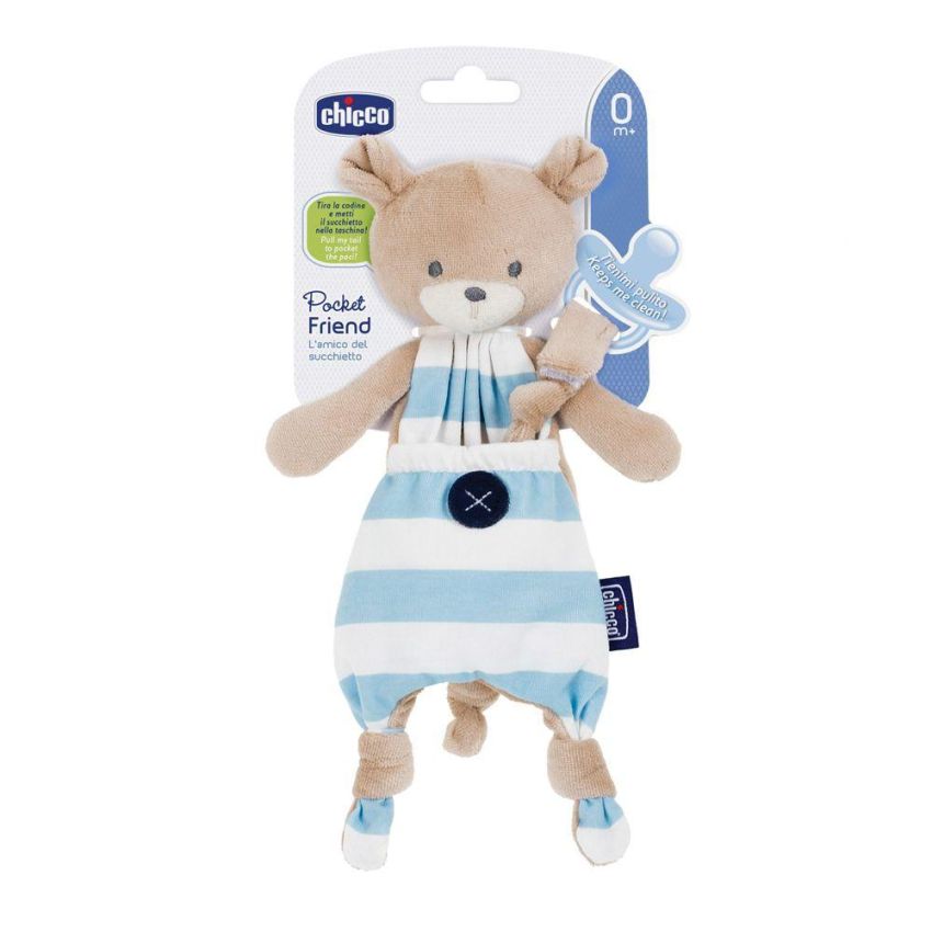 Chicco Buddy Pocket Portasucchietto Azzurro, 1 Pezzo