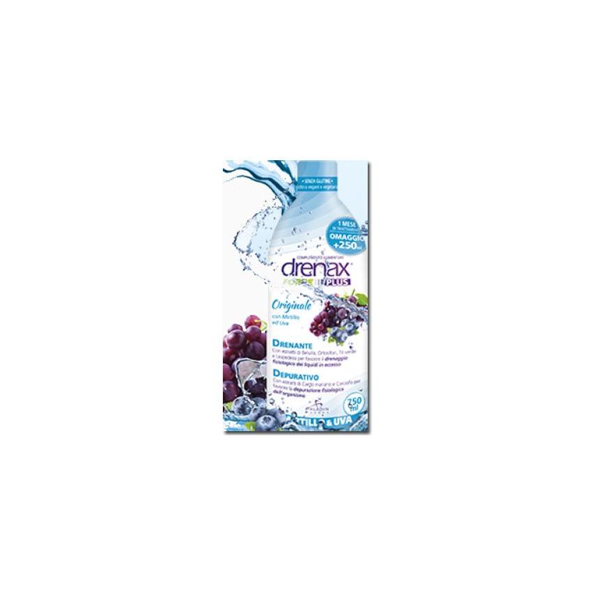 Drenax Forte Mirtillo 750ml - Integratore Drenante Potenziato