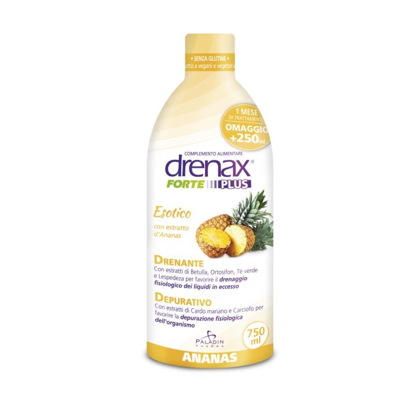 Drenax Forte Ananas - Soluzione Drenante da 750ml