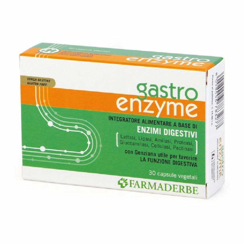 Farmaderbe Gastro Enzyme - 30 Capsule Vegetali