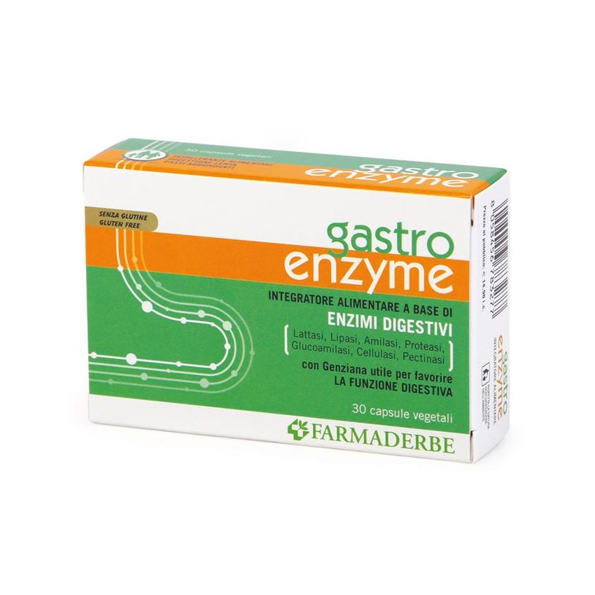 Farmaderbe Gastro Enzyme - 30 Capsule Vegetali