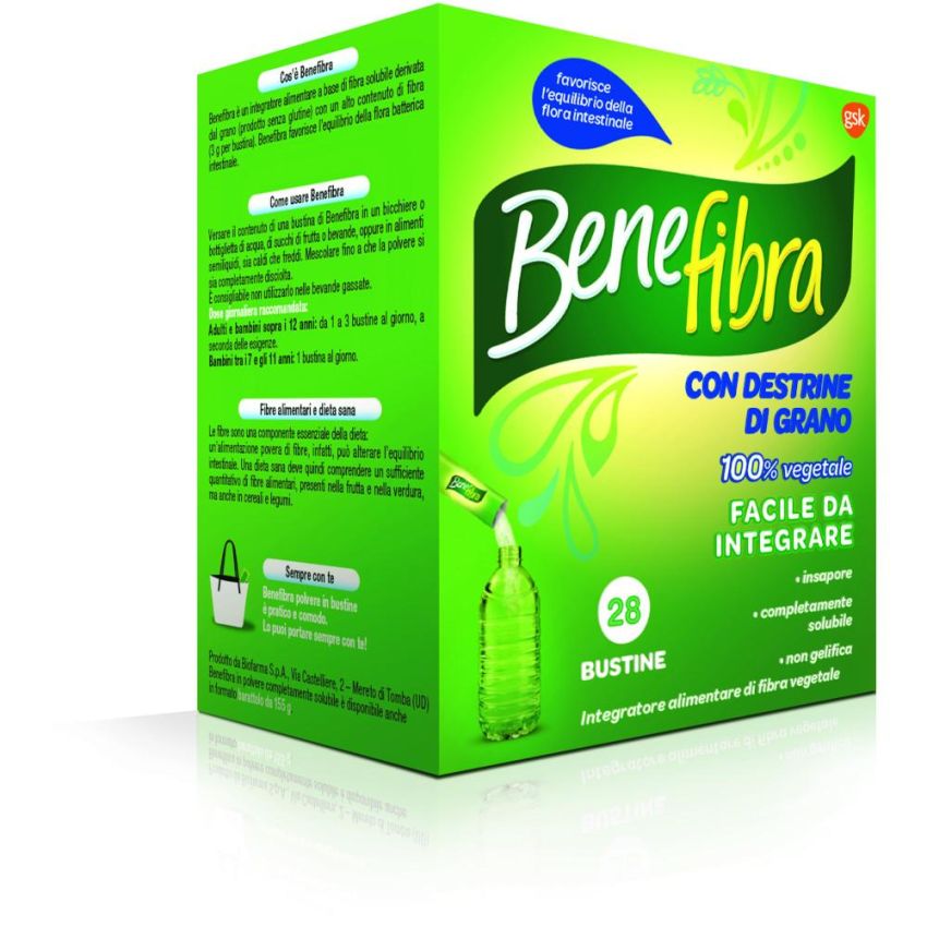 Benefibra Polvere per Digestione - 28 Bustine da 3,5g