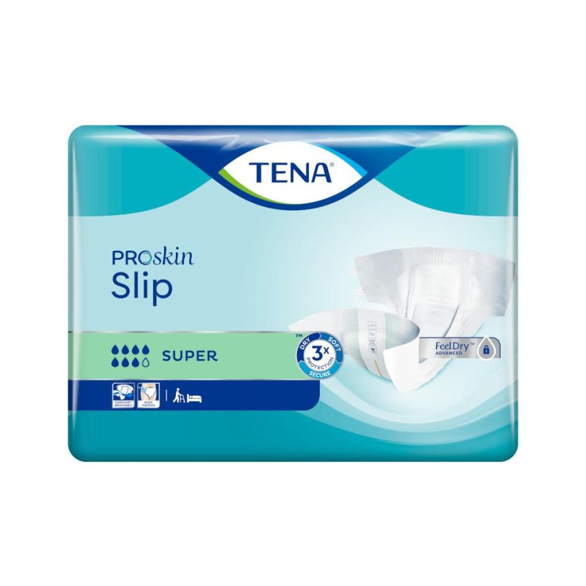 Tena Slip Super - Pannolini Mutandina Taglia L, Confezione da 10 Pezzi