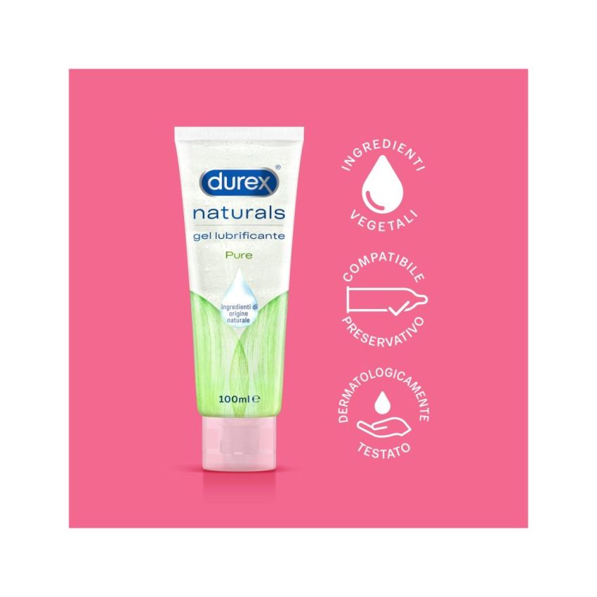 Durex Naturals Pure Gel Lubrificante Naturale 100ml