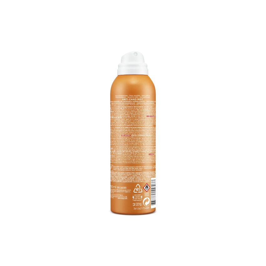 Vichy Capital Soleil 50 SPF, Spray Anti-Sabbia per Bambini, 200ml