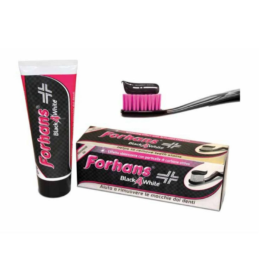 Forhans 4White Gel Dentrifricio Nero