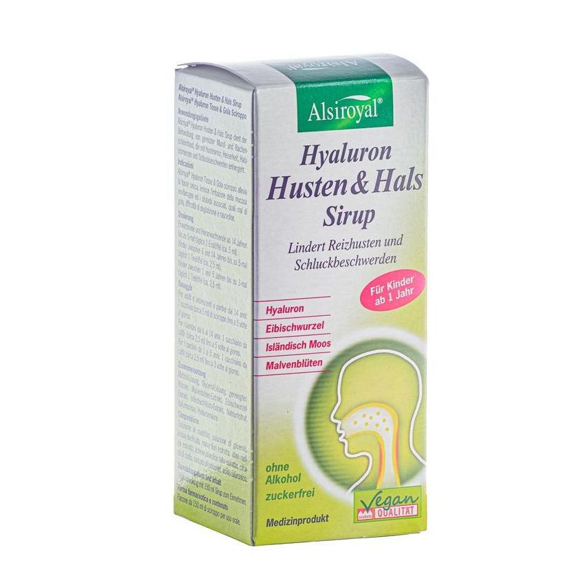 Hyaluron Sciroppo per Tosse & Gola - 150ml