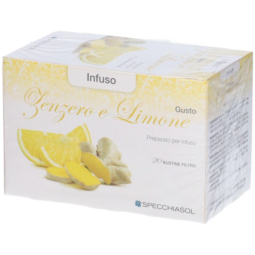 Specchiasol Infuso Zenzero e Limone - Tisana Benessere