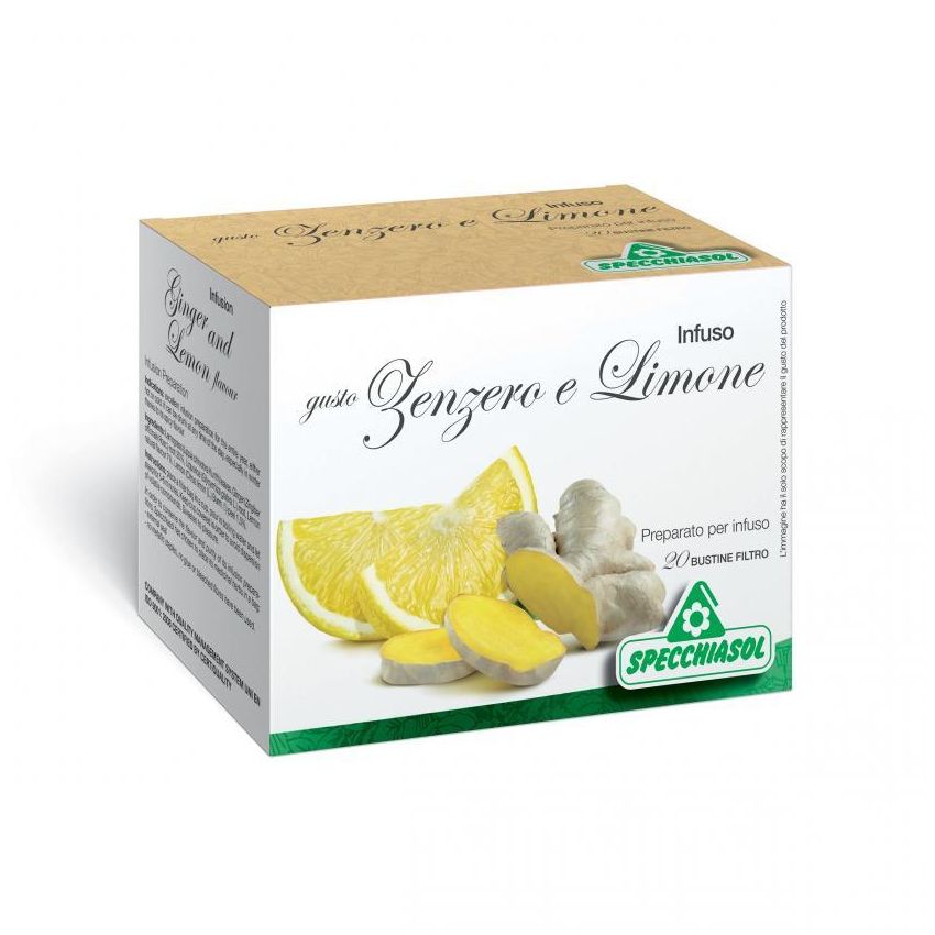 Specchiasol Infuso Zenzero e Limone - Tisana Benessere