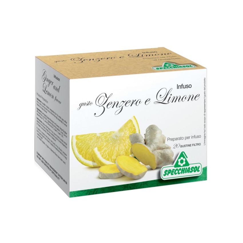Specchiasol Infuso Zenzero e Limone - Tisana Benessere