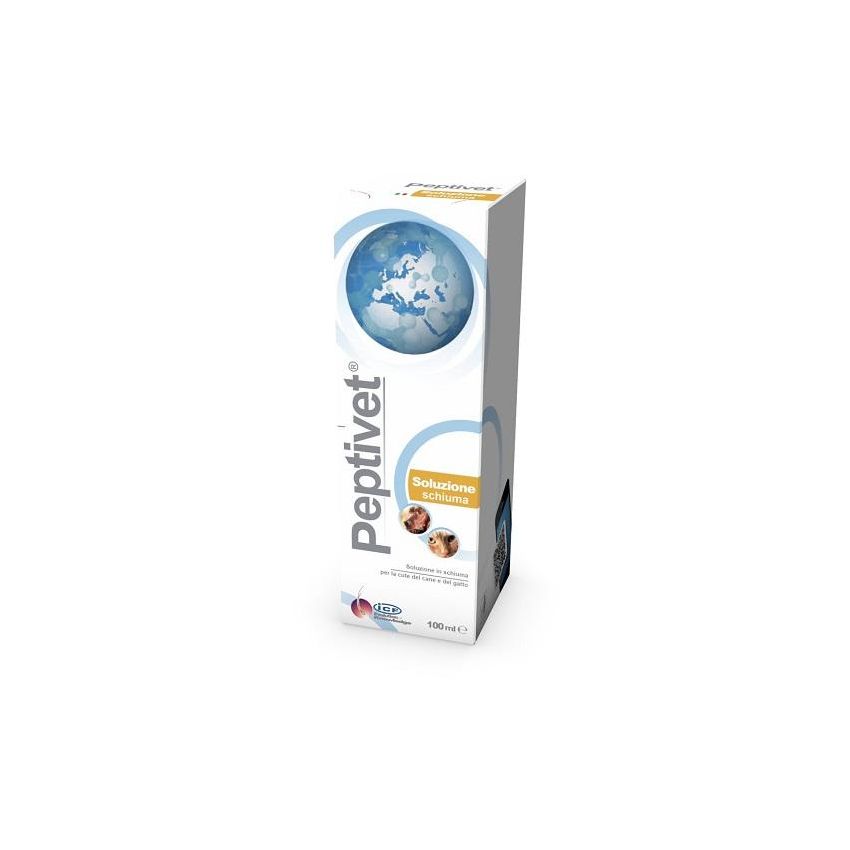 Peptivet Soluzione Schiuma 100ml per Cani e Gatti