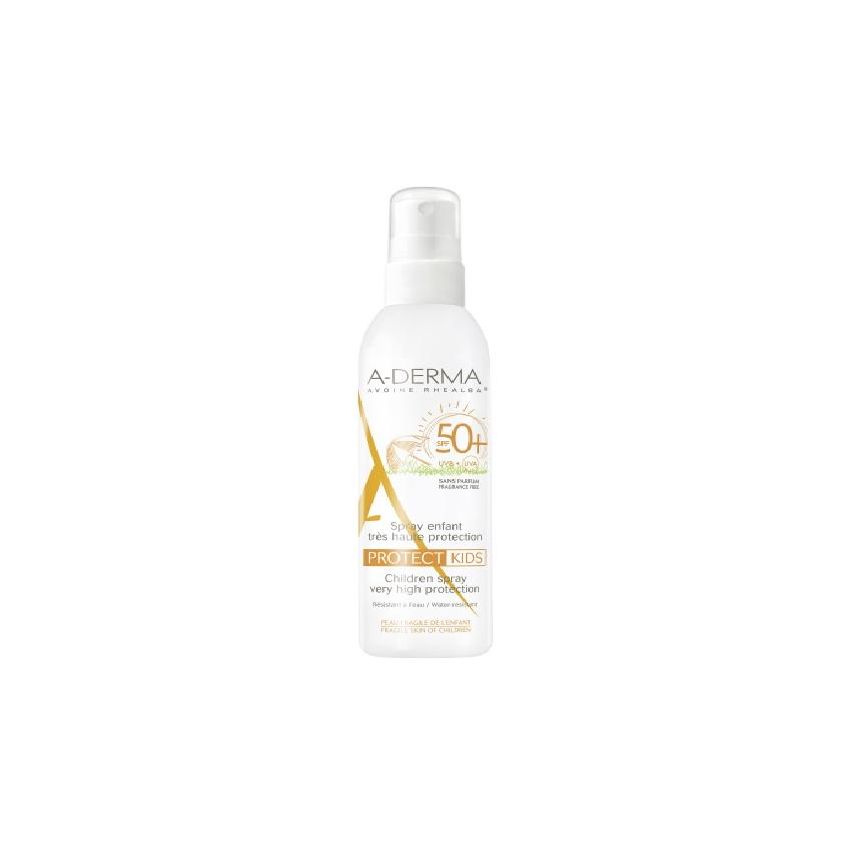 A-Derma Protect Kids SPF50+ Spray Solare per Bambini, 200ml