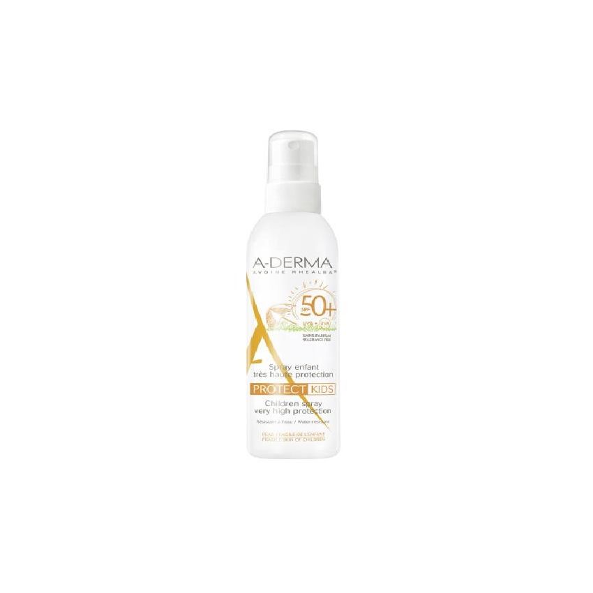 A-Derma Protect Kids SPF50+ Spray Solare per Bambini, 200ml