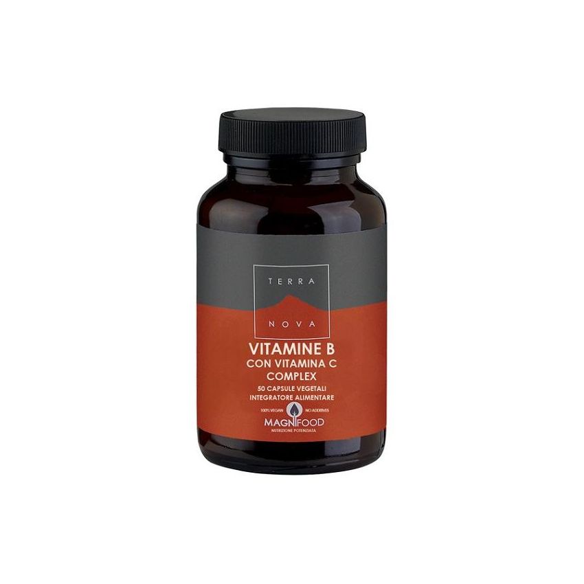 Terranova Complesso di Vitamine B con Vitamina C - 50 Capsule