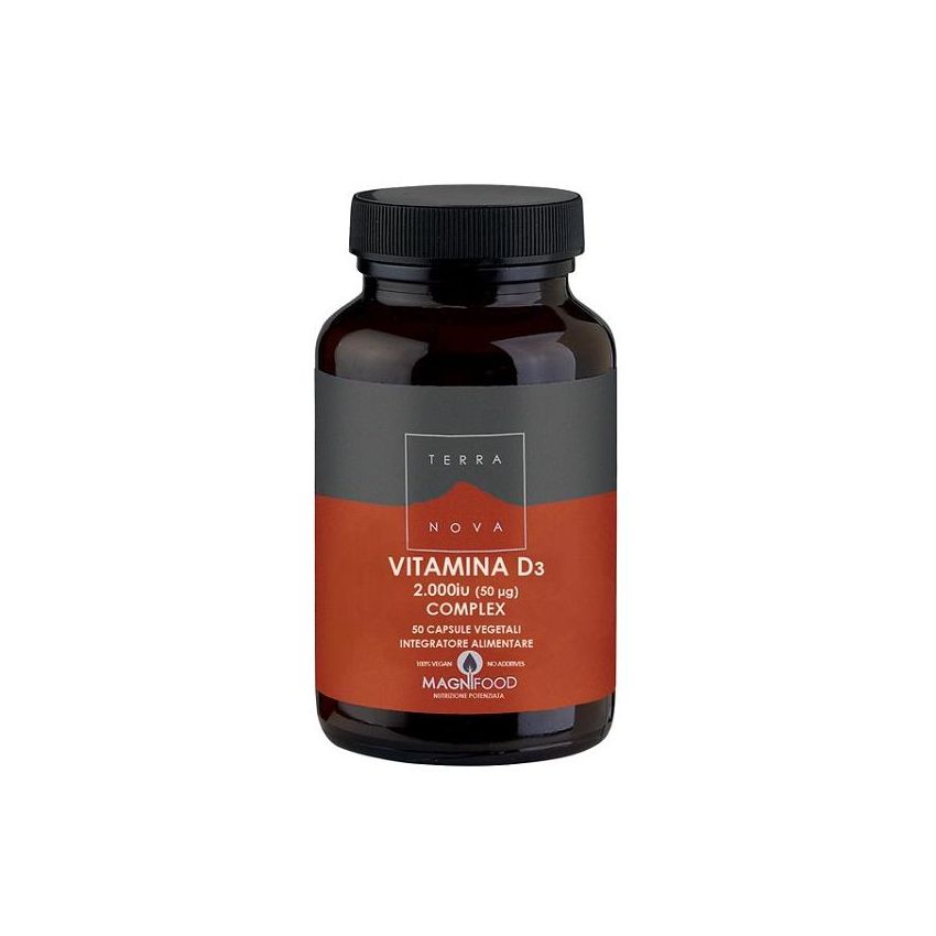 Complex di Vitamina D3 Terranova - 50 Capsule