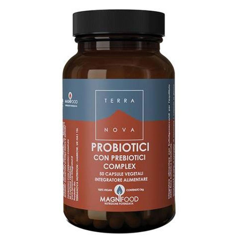 Terranova Complex - Probiotici con Prebiotici, 50 Capsule