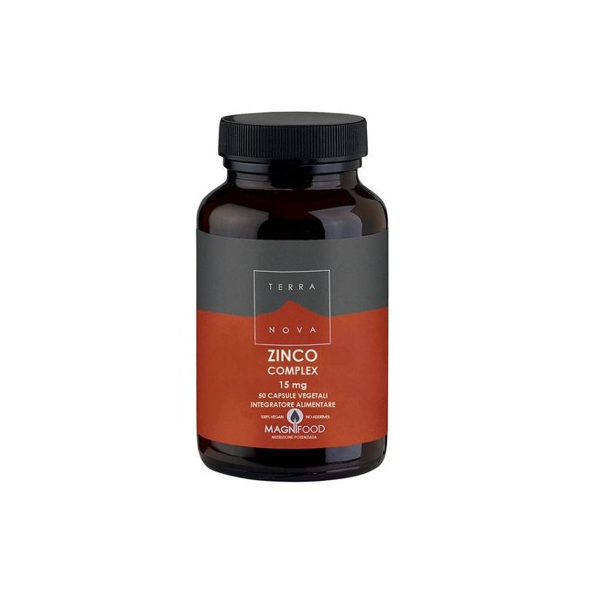 Terranova Zinco Complex - Integratore di Zinco - 50 Capsule