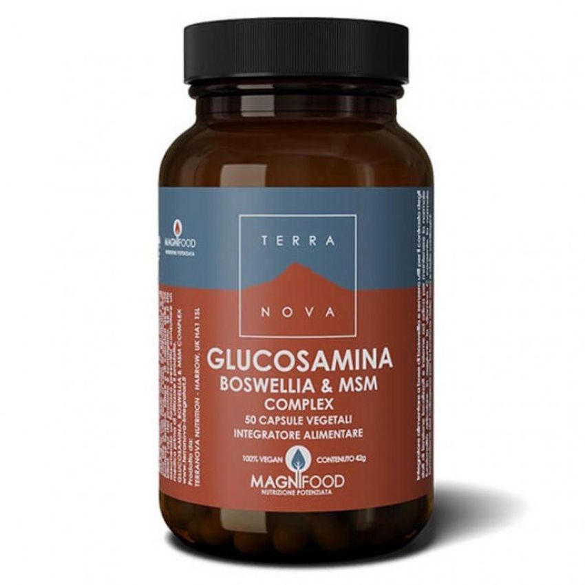 Terranova Glucosamina, Boswellia e MSM - 50 Capsule