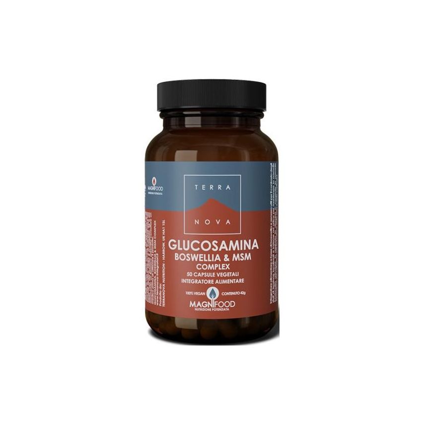 Terranova Glucosamina, Boswellia e MSM - 50 Capsule