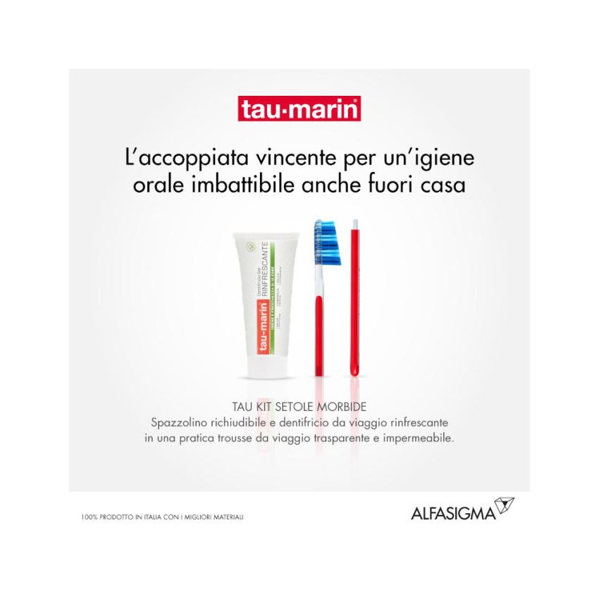 Taumarin Tau-Kit: Spazzolino Morbido con Dentifricio Incluso