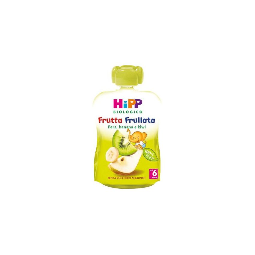 Hipp Bio Purea di Frutta Pera, Banana e Kiwi 90g