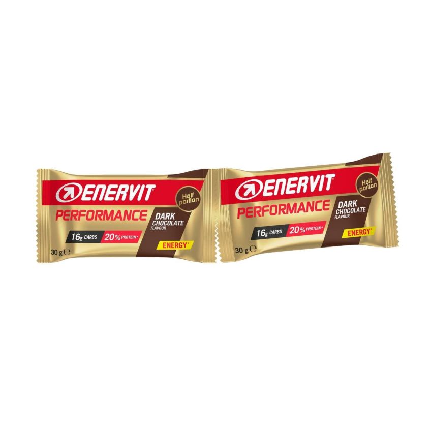 Enervit Performance Energia Bar Doppio Cioccolato Fondente, 2x30g