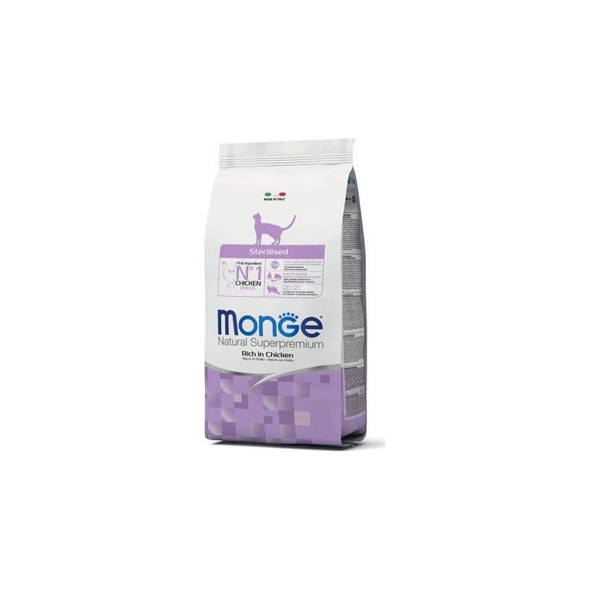 Monge Cibo Secco per Gatti Adulti Sterilizzati, 1,5 Kg