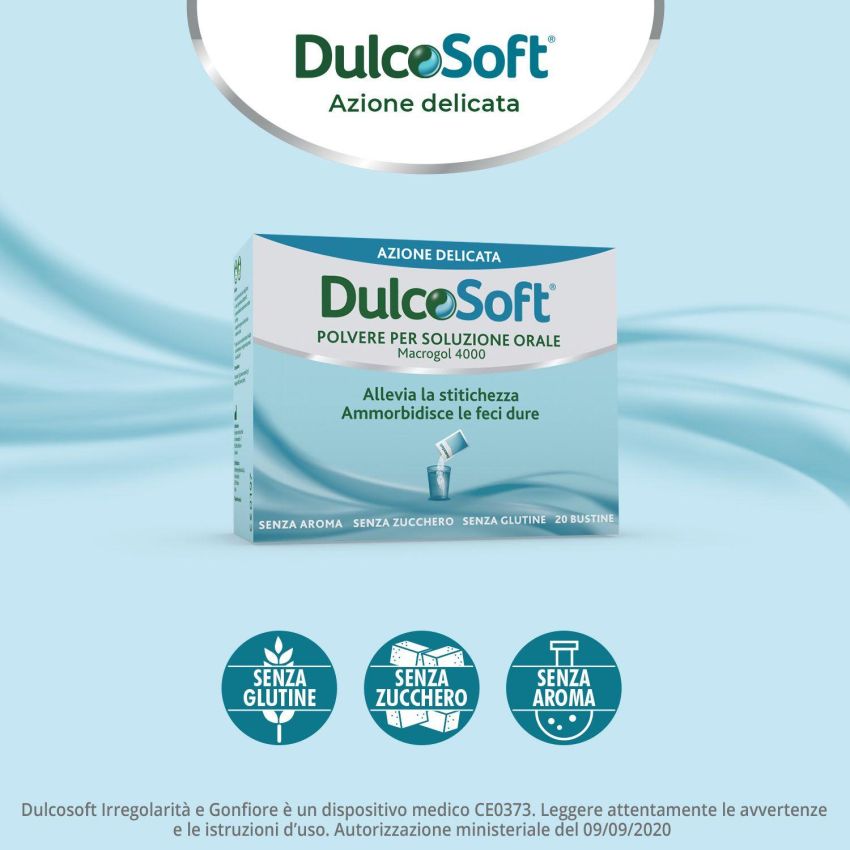 Dulcosoft Polvere per Soluzione Orale - 20 Bustine