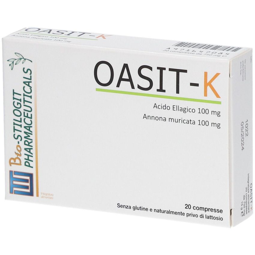 Oasit-K Compresse da 750mg - Confezione da 20 Pezzi