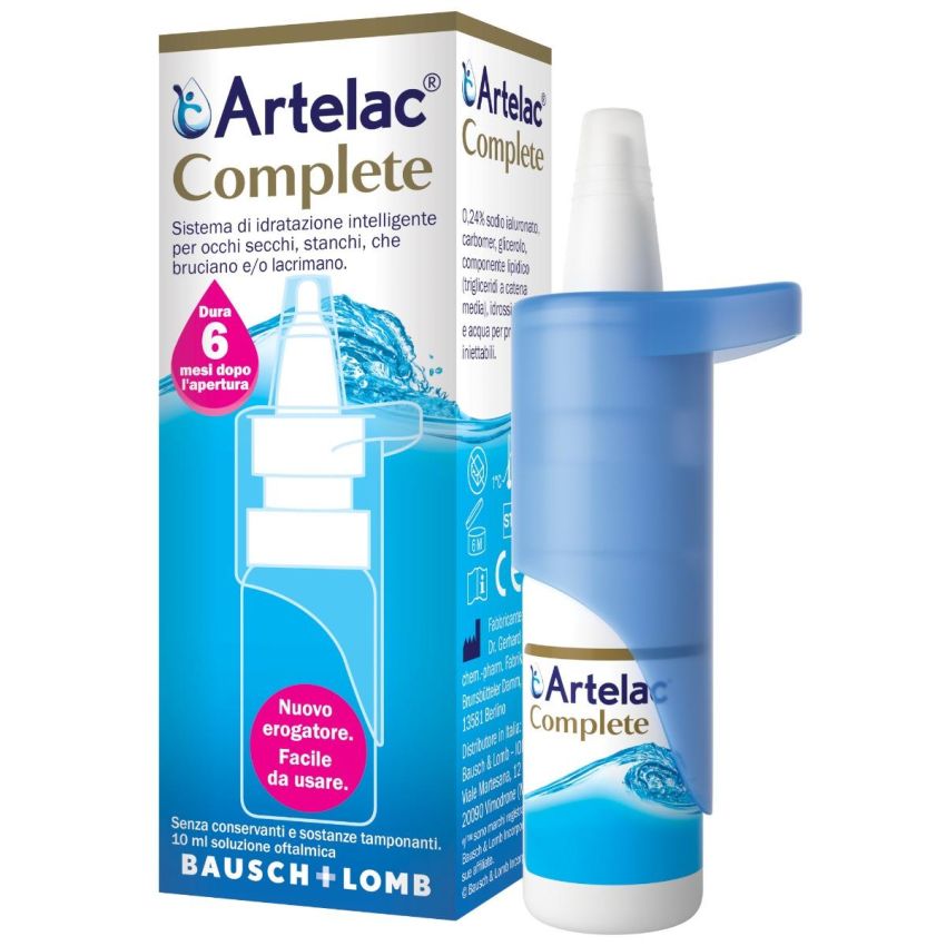 Artelac Complete Gocce per Occhi Flacone Multi-Dose 10ml