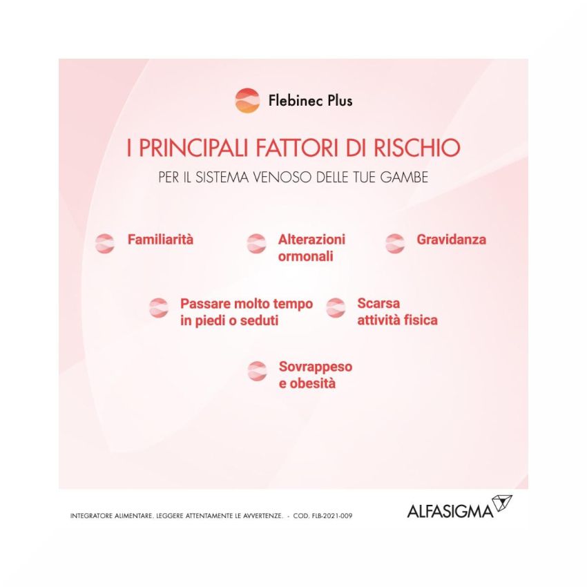 Flebinec Plus - Supplemento Salutare in Bustine, Confezione da 14