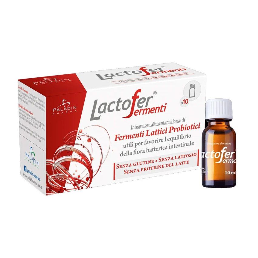 Lactofer Fermenti Lattici - 10 Flaconcini da 10ml