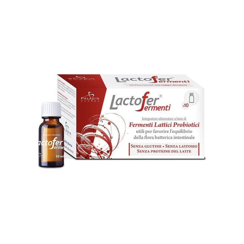Lactofer Fermenti Lattici - 10 Flaconcini da 10ml