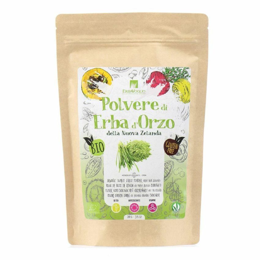 Erbavoglio Polvere Biologica di Erba d'Orzo 200g