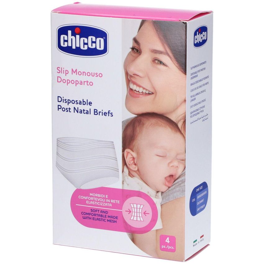 Chicco Slip Monouso in Rete, 4 Pezzi, Taglia Unica