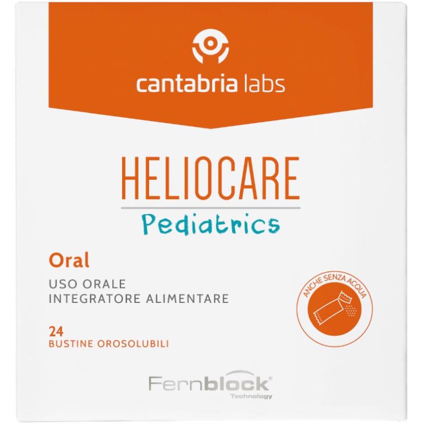 Heliocare Pediatrics Bustine Oral 24 - Protezione Solare per Bambini
