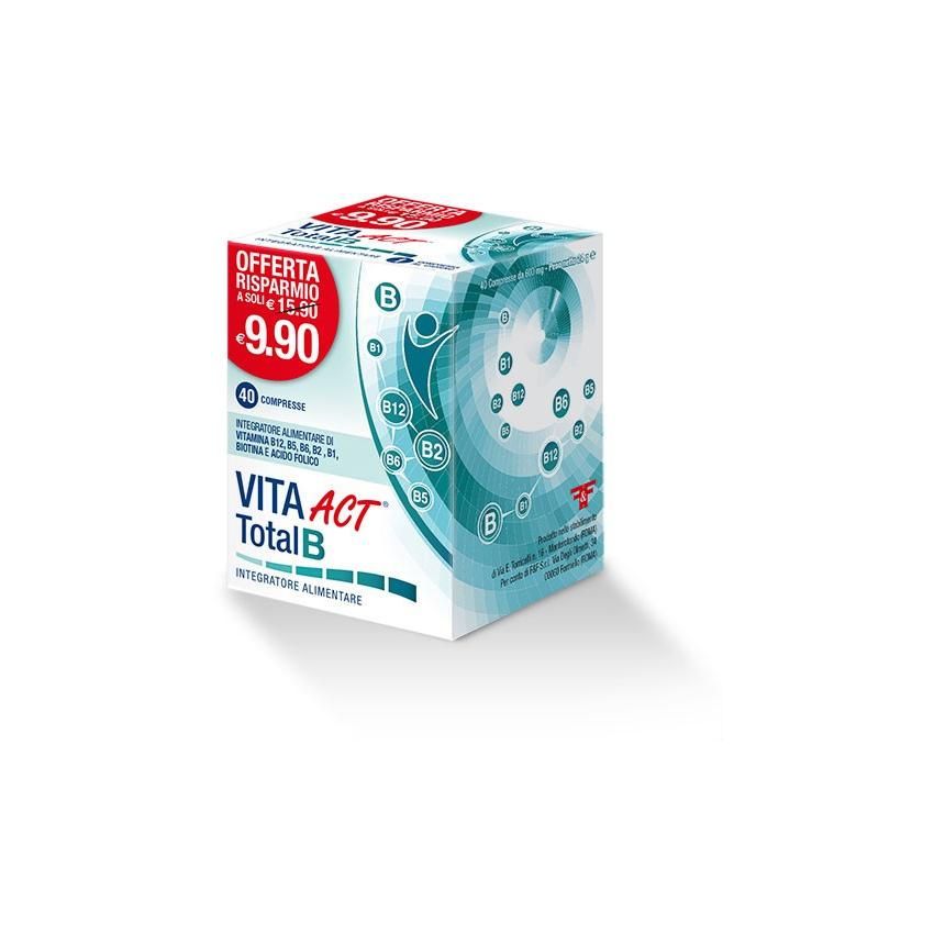 Vita Act Total B Vitamine - Confezione da 40 Compresse