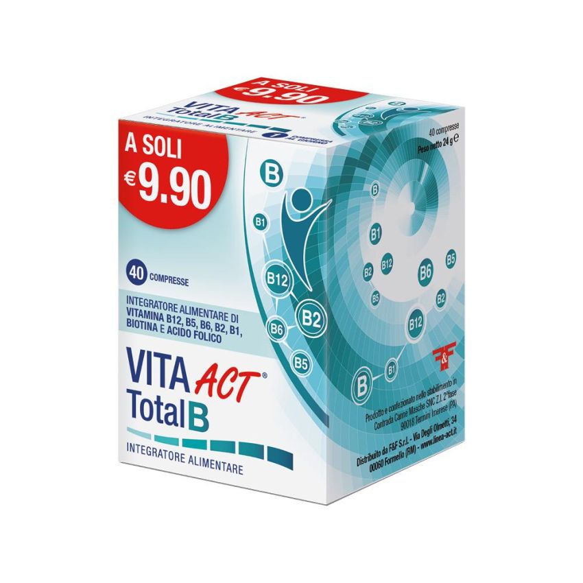 Vita Act Total B Vitamine - Confezione da 40 Compresse