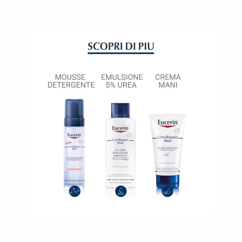 Eucerin Crema Levigante per il Viso con Urea al 5% - 50ml